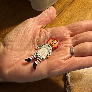 Handcrafted Rag Doll Brooch